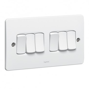 Switch 6Gang 2Way Synergy Legrand