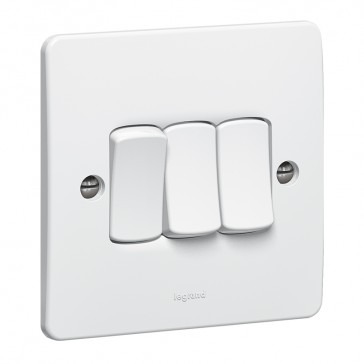 Switch 3Gang 2Way Synergy Legrand