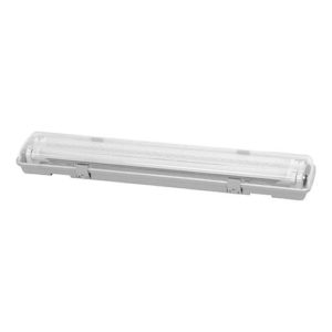 LED Waterproof Fitting 2ft 2x9W IP65 w/out tubes Greengo 4249