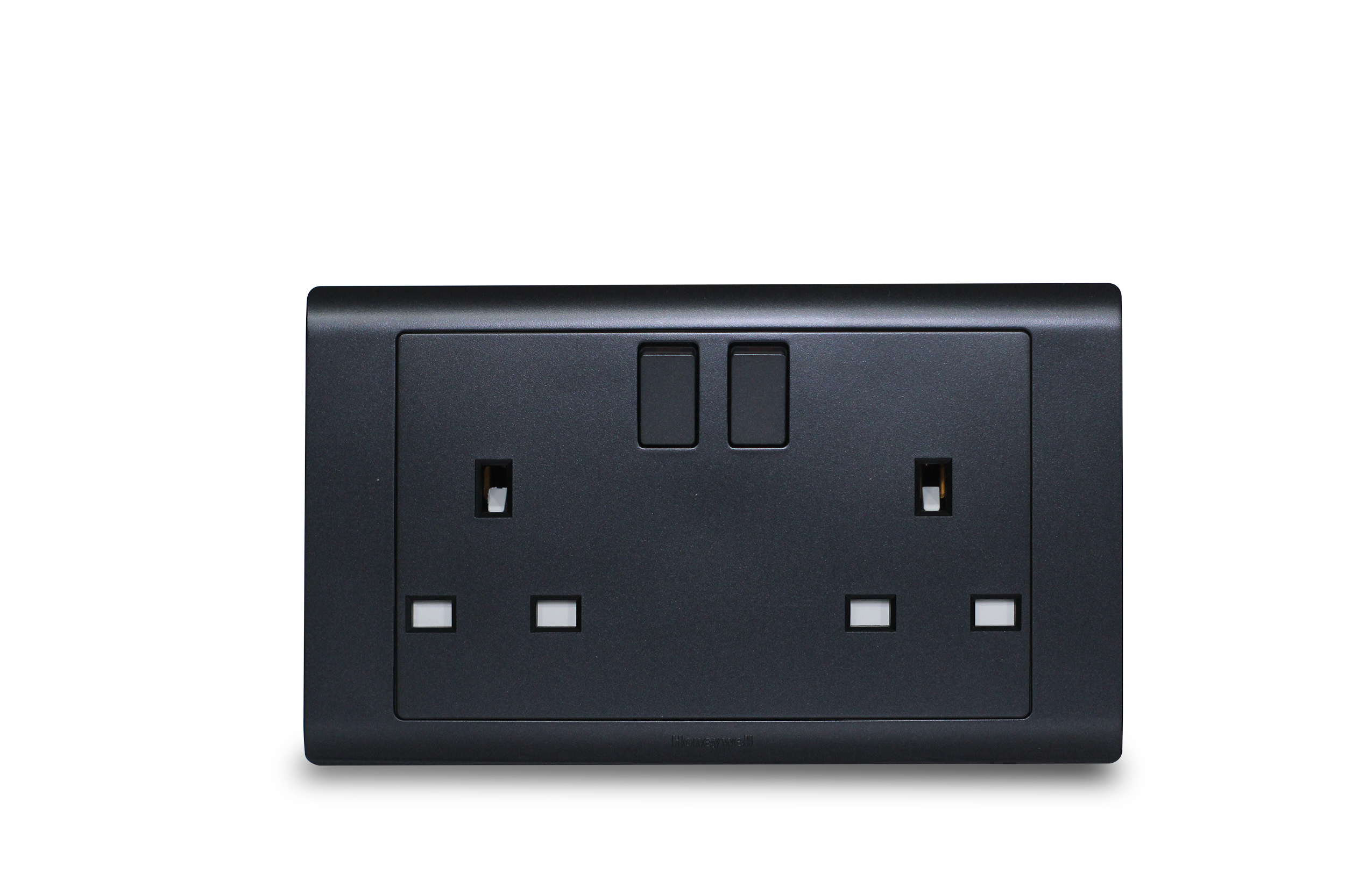 Switched Socket 13A Double R Series Urban Graphite MK Honeywell R2747GPH