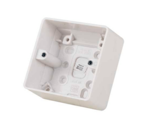 Surface Mounting Box 3×3, height 40mm MK Honeywell K2031WHI