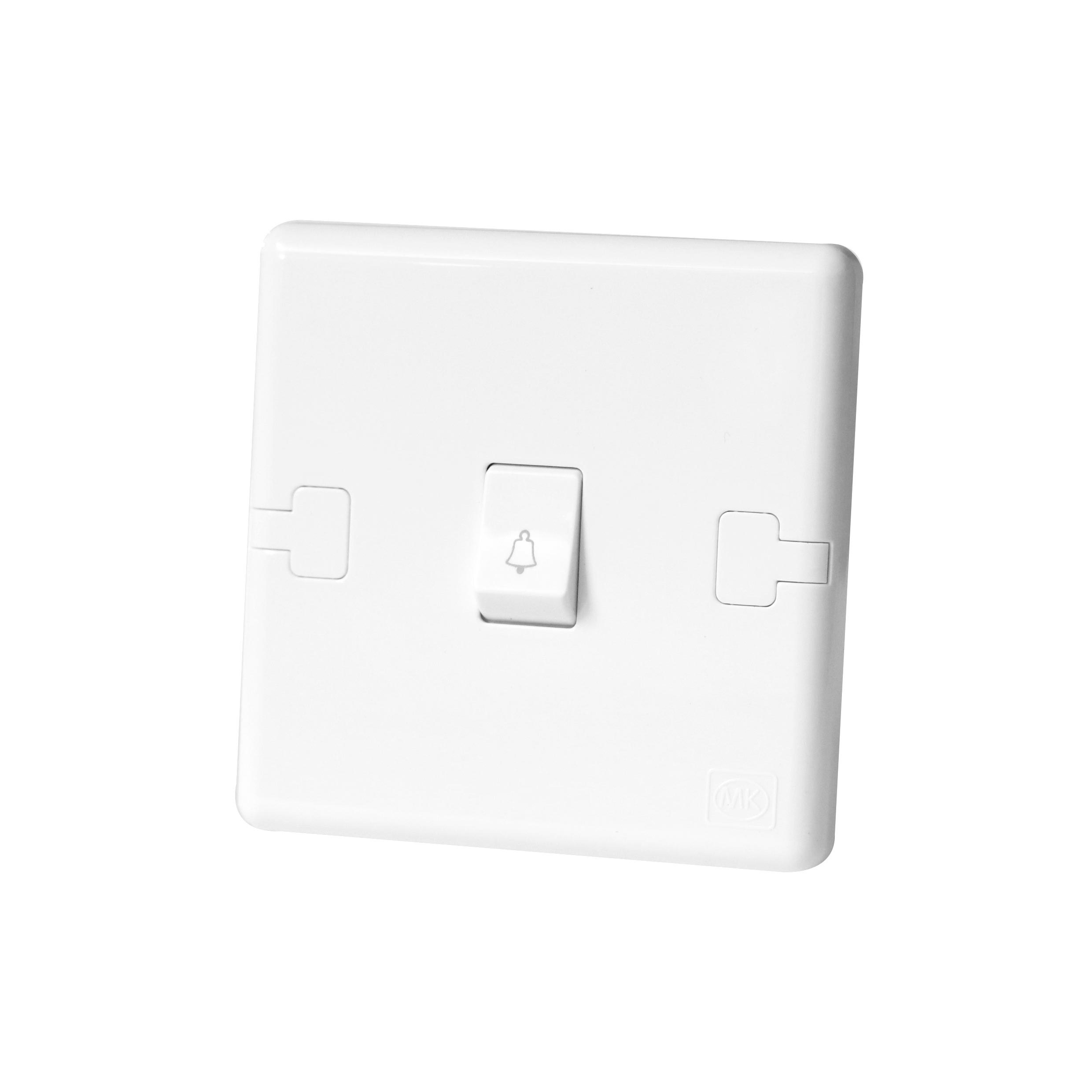 Push Switch "Bell" 1Gang 1Way MK Honeywell Ecore