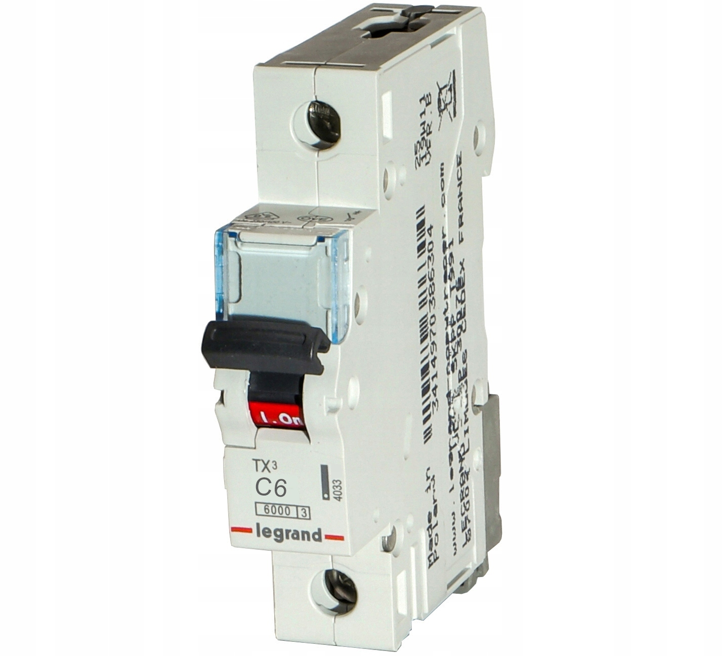 Circuit Breaker 06Amp 1P+N 4.5kA Type C Legrand