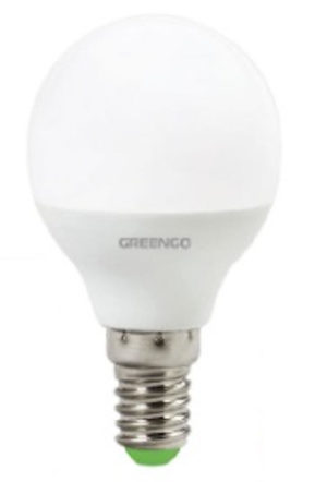 Led Bulb 5W SMD G45 E14 w/white Greengo GO-4325