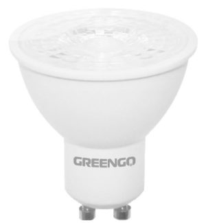 7W SMD Led Spot Bulb GU10 With Lens Daylight 6400K Greengo – GO-4270