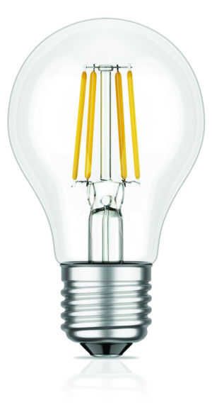 8W Led Filament A60 Bulb E27 Warmwhite Greengo GO-4309