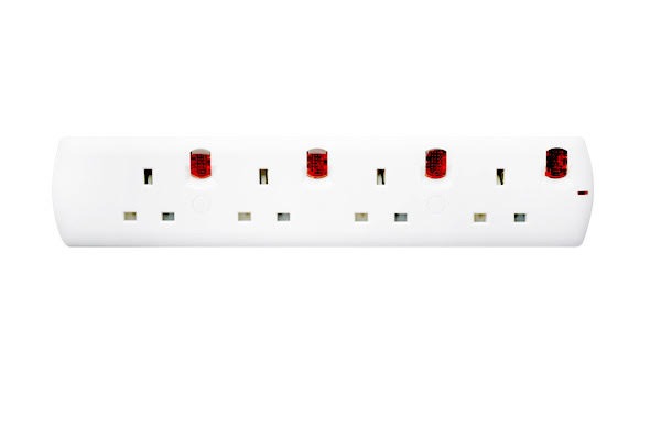 Multisocket 13A 4Ways W/Out Wire LWD