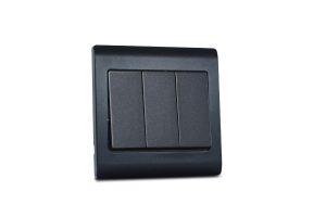 Switch 3 Gang 2 Way R Series Urban Graphite 16A MK HoneyWell R4783GPH