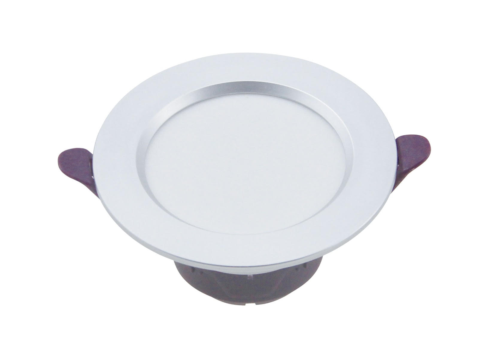 Recessed 3color (3000/4000/6500K) Led Downlight 5W Silver Fixture Greengo 5296