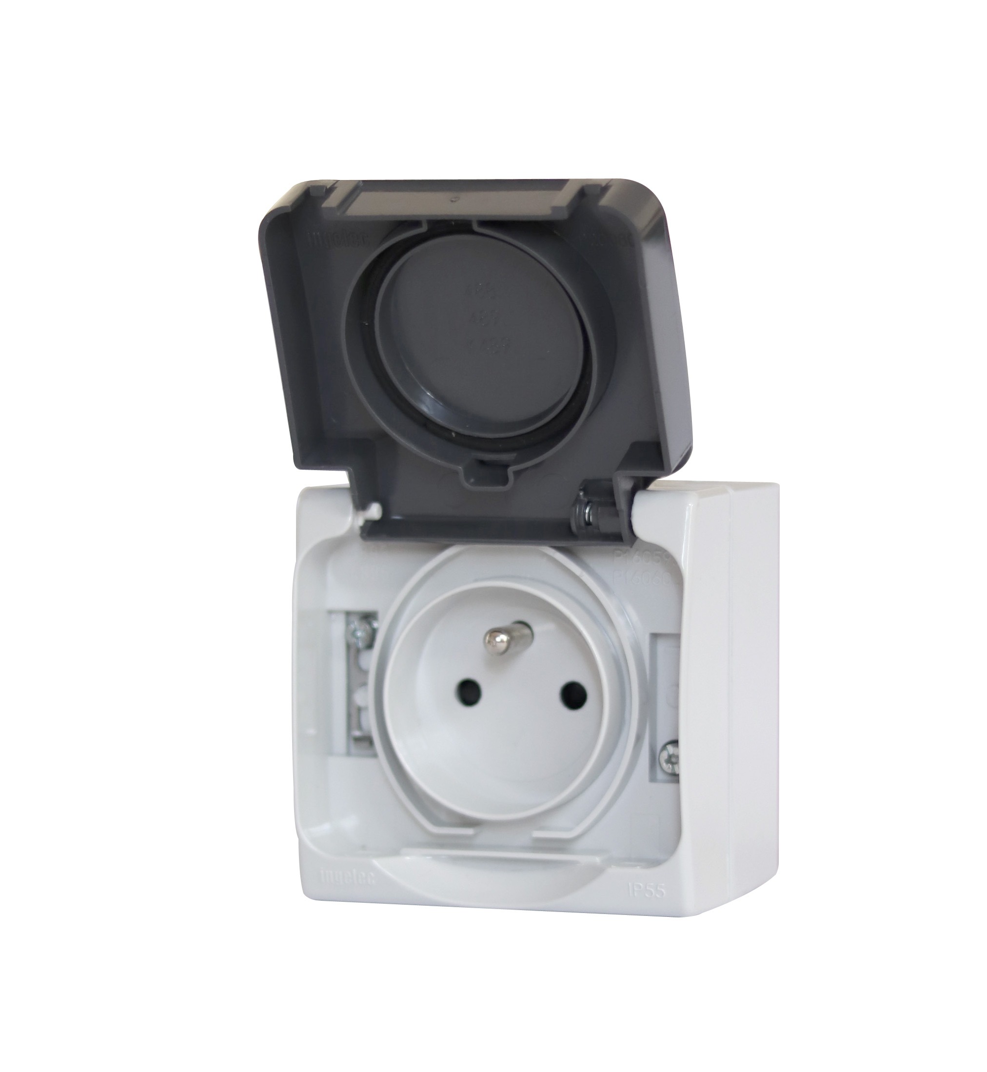 Socket Waterproof 16A 2P+T single Ingelec 4896