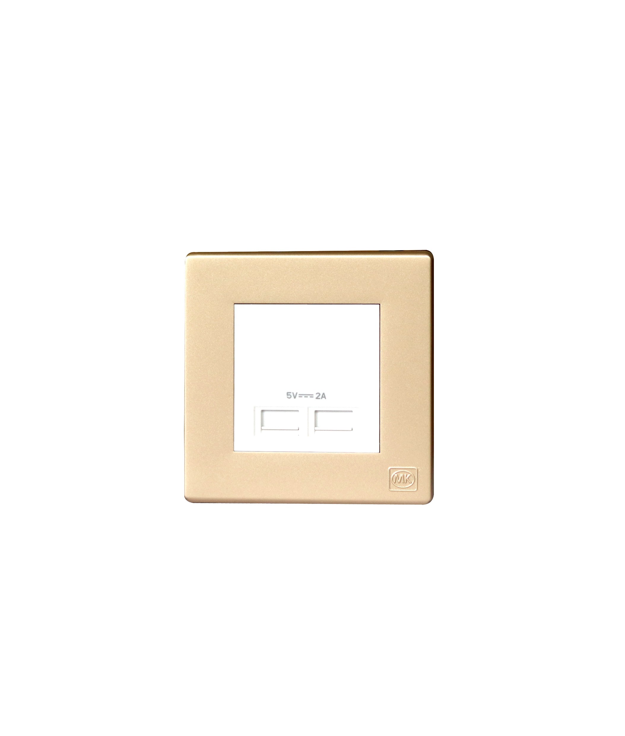 USB Charger Socketx2, 1 Module MK Honeywell Avant Champagne