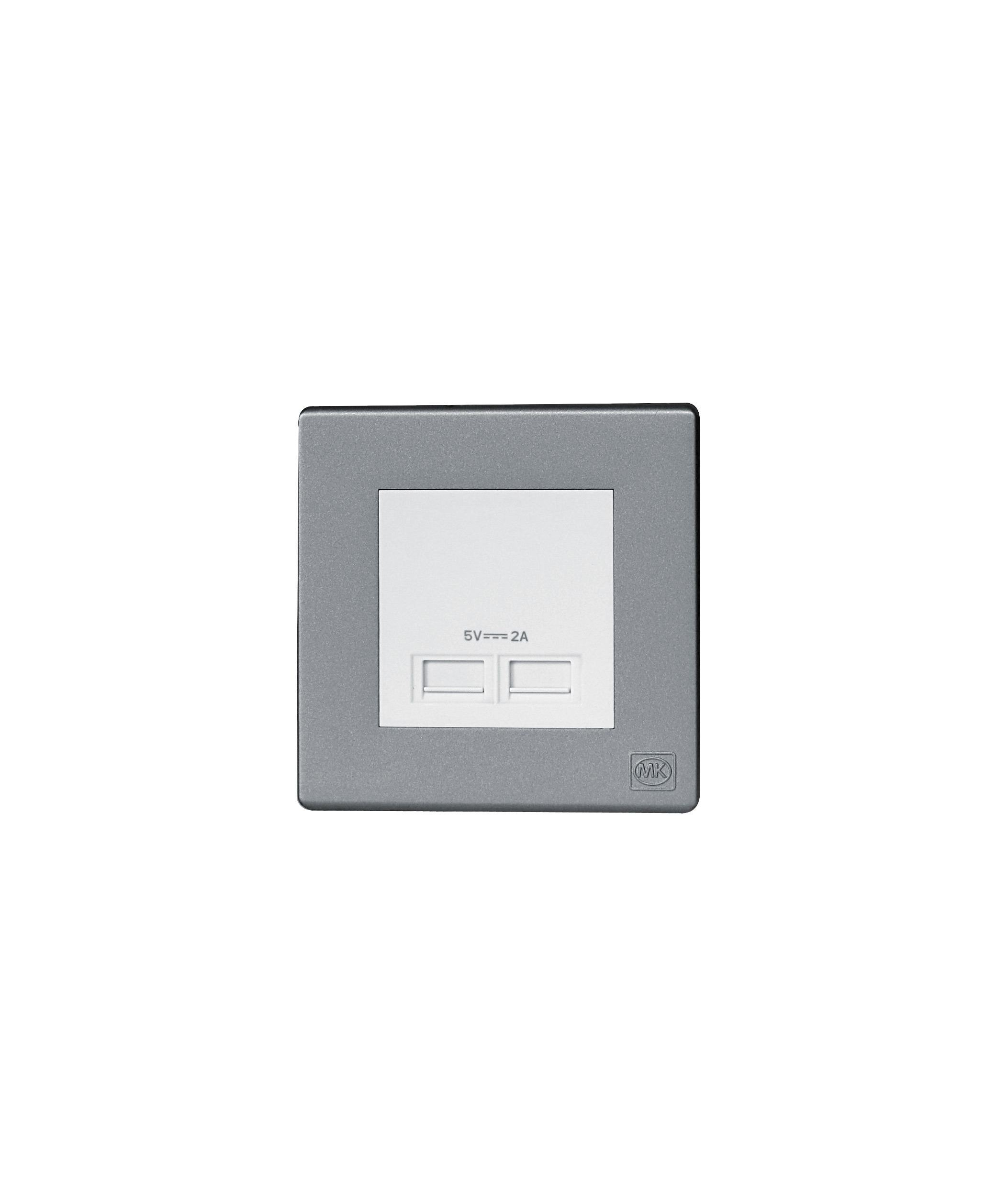 USB Charger Socketx2, 1 Module MK Honeywell Avant Charcoal