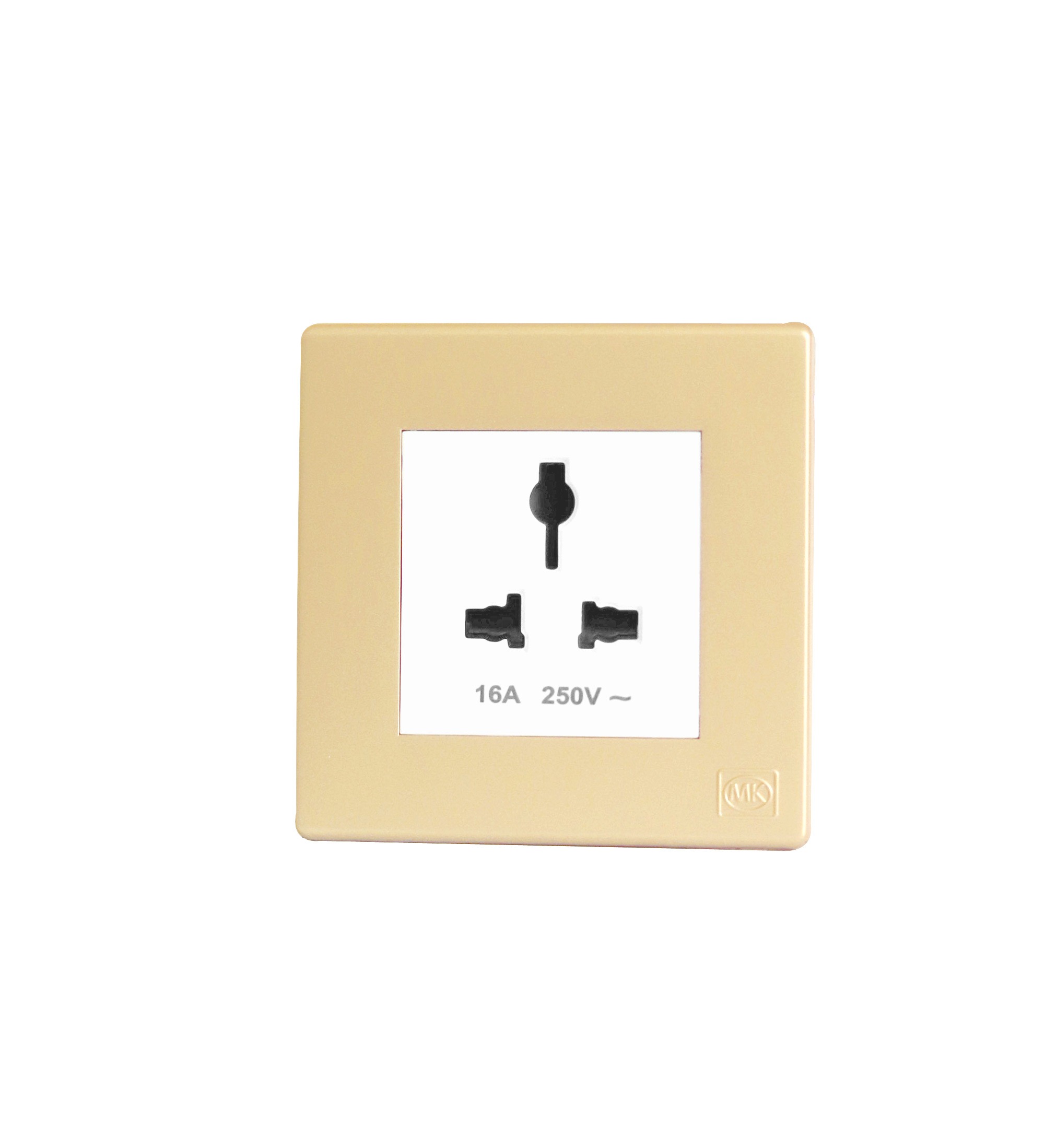 International Socket 16A 1Gang White MK Honeywell Avant Champagne