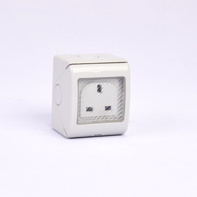 Socket Waterproof 13A Single Kripal - UKW-S