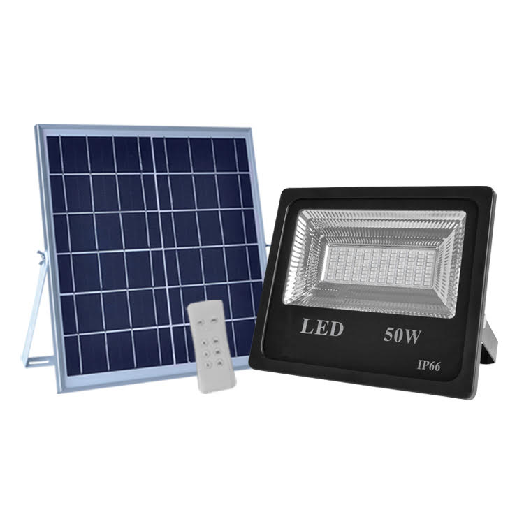 Led Solar RGB Floodlight 50W with remote control