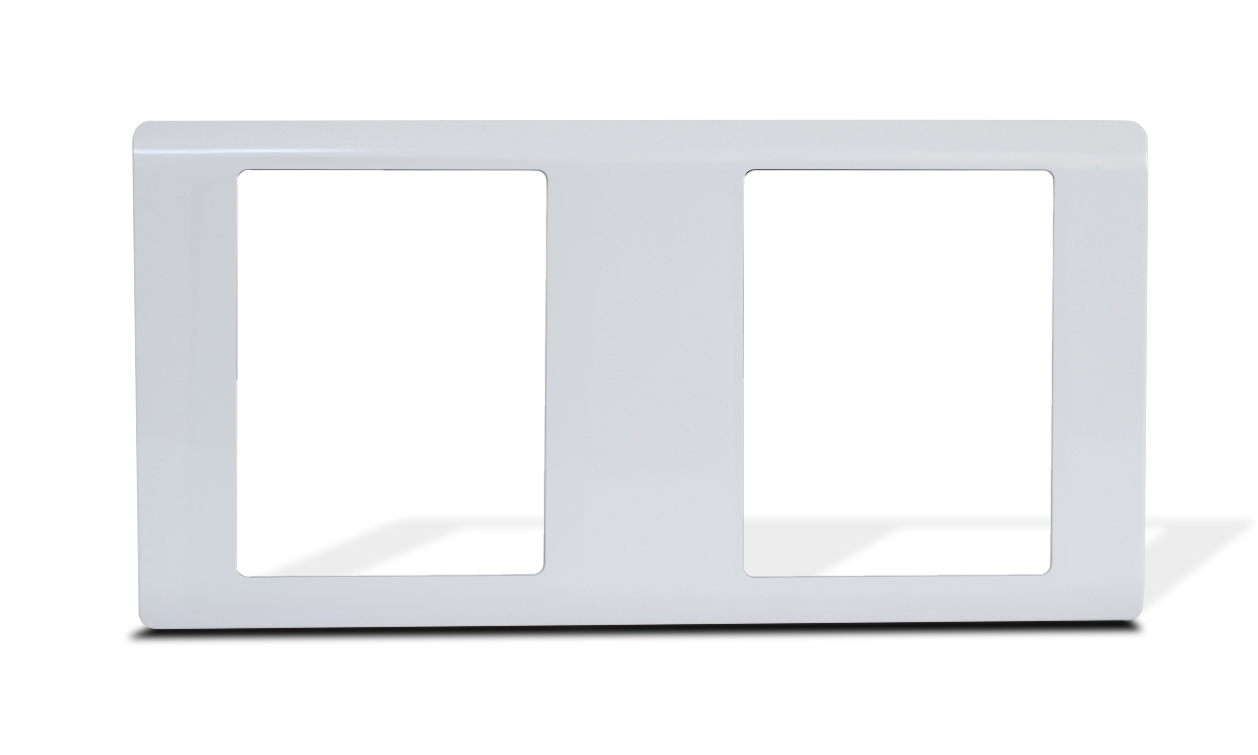 Landscape Frame Double R Series White MK Honeywell R21HWHI