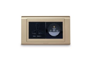 Frame 4 Modules R Series Champagne Gold MK Honeywell R5452CGL