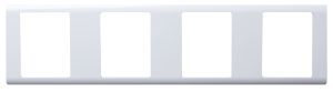 Landscape Frame 4 Gang R series White MK Honeywell R41HWHI