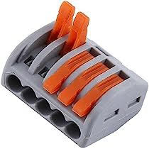 Wago Wire Connector 5 ways Mono-Directional – N105