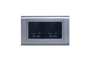 Frame 4 Modules R Series Satin Titanium MK Honeywell R5452STT