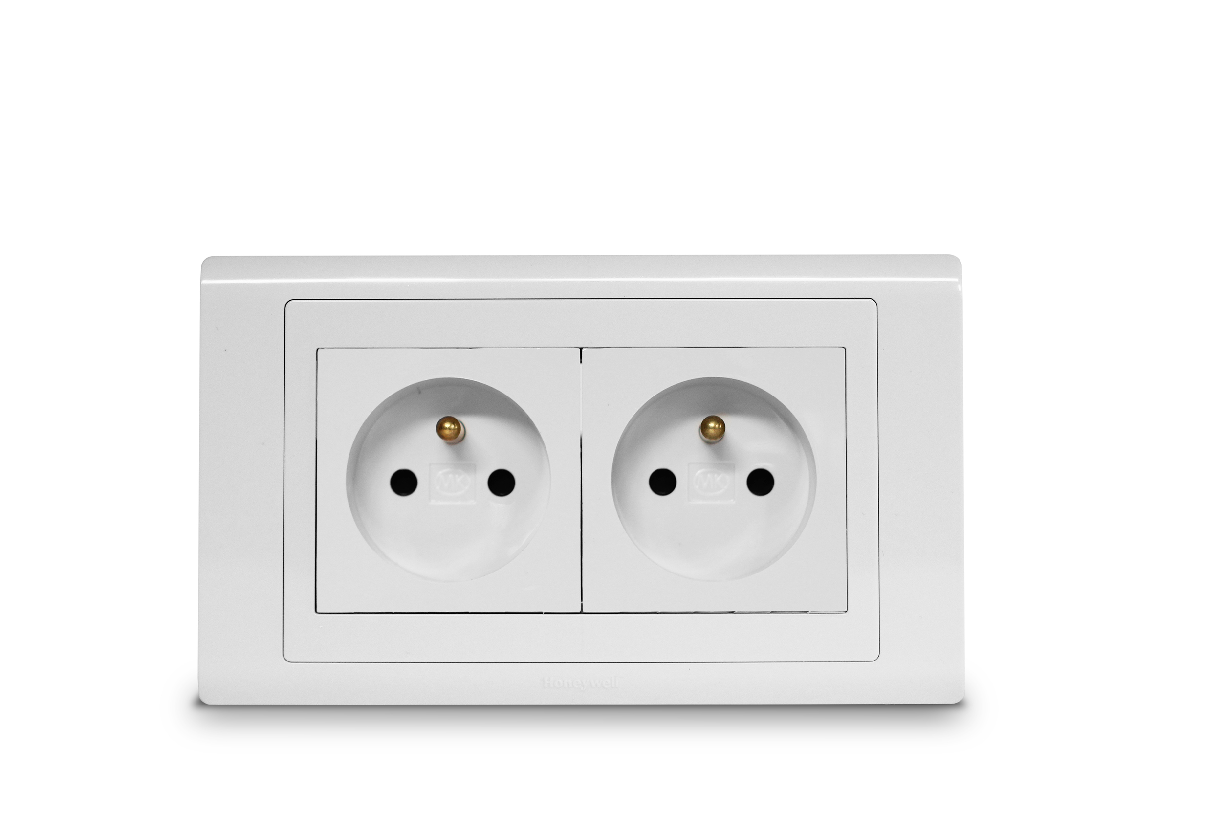 International Socket 16A Double White MK Honeywell R Series White