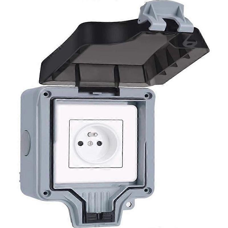 French Socket 16A 1G 2P+T W/Proof IP66 - BE20